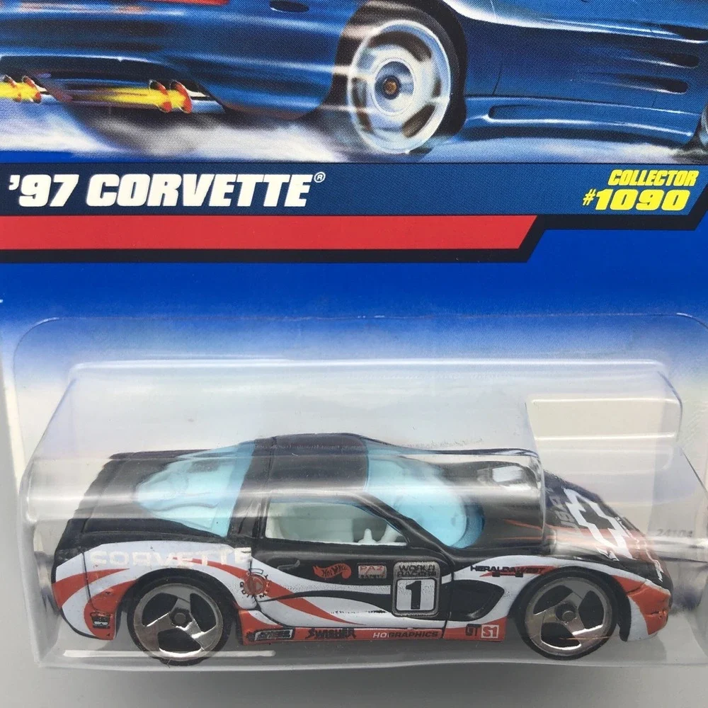 Hot Wheels 1997 '97 Chevrolet Chevy‎ Corvette Car Diecast 1/64 Scale #1090